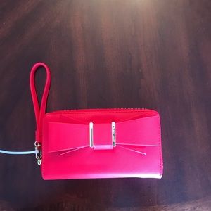 Betsy Johnson red wallet with bow